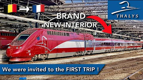 The BRAND NEW Thalys - Review of the Ruby on the i...