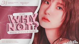 CLC -「 WHY NOT? 」 - How Would Sing「 LOONA  」