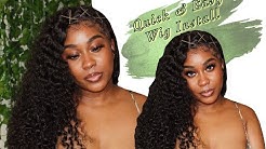 Quick Wig Install + Unice Brazilian Curly Wig Review | Ft Unice Hair
