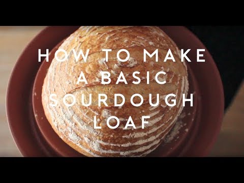 3 minutes : How to make a basic sourdough loaf