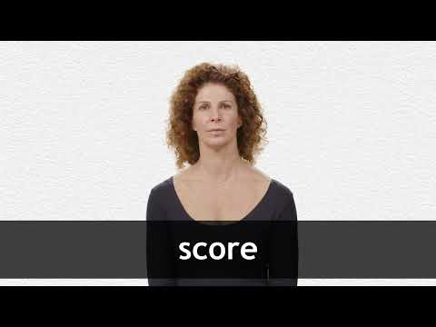 How to pronounce SCORE in American English