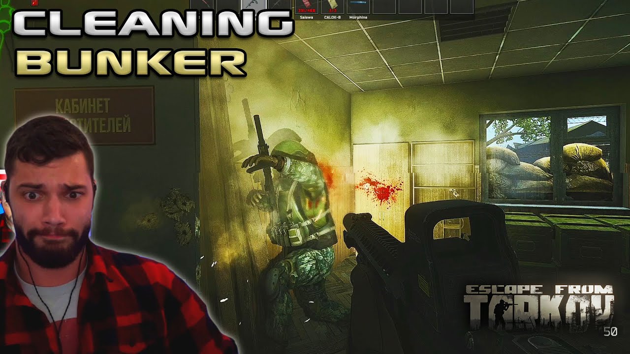 BUNKER CLEANING SERVICE Full Raid Escape From Tarkov YouTube