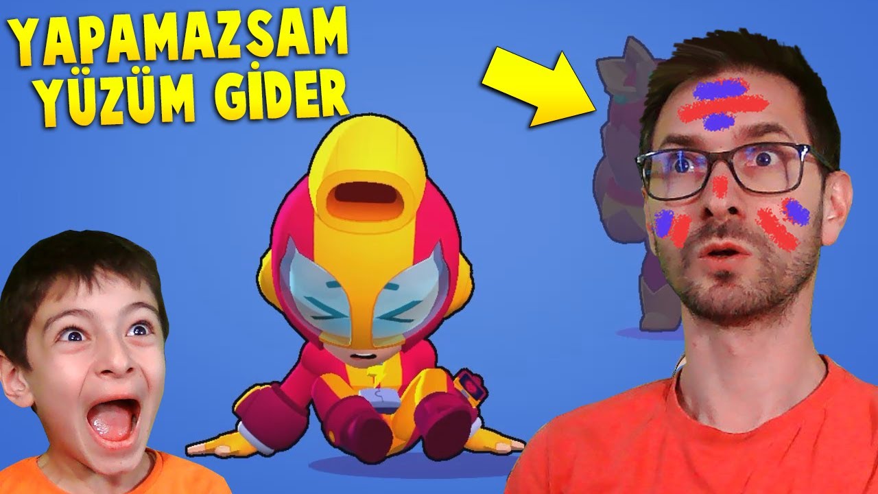 Braymi Yapamazsan Yüzünü Boyarım, Brawl Stars Challenge braymi - YouTube