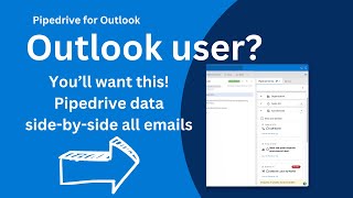 Pipedrive for Outlook - Promotional Video for Pipedrive Marketplace
