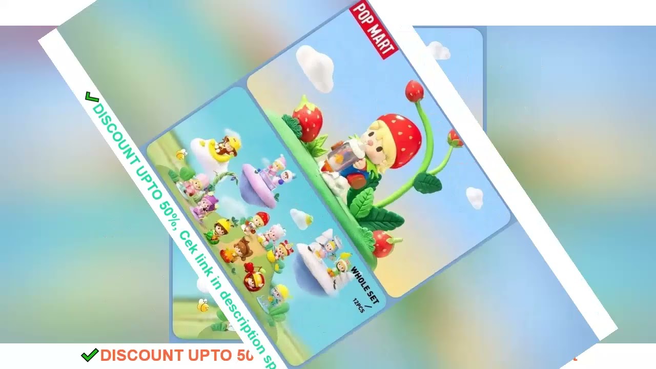 POP MART Sweet Bean Fruit World Adventure Kawaii Anime Action Figure Blind Box - Surprise Mystery Do