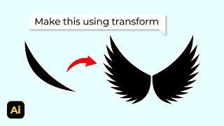 Try this, How to Draw Wings Using Transform - Adobe Illustrator Tutorials