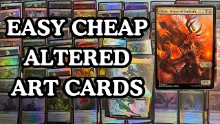 How To Foil Peel, Create Easy Custom Mtg Altered Art Cards For Cheap