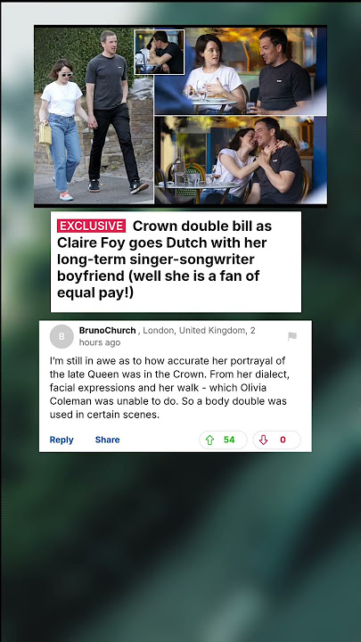 Crown double bill as Claire Foy goes Dutch with her long-term singer-songwriter ...#celebrity