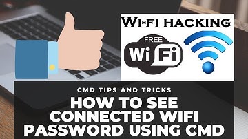 CMD : Show Wi-Fi Password | Windows 10/8/7/XP