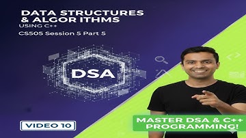 10  Data Structures & Algorithms CS505 Session 5