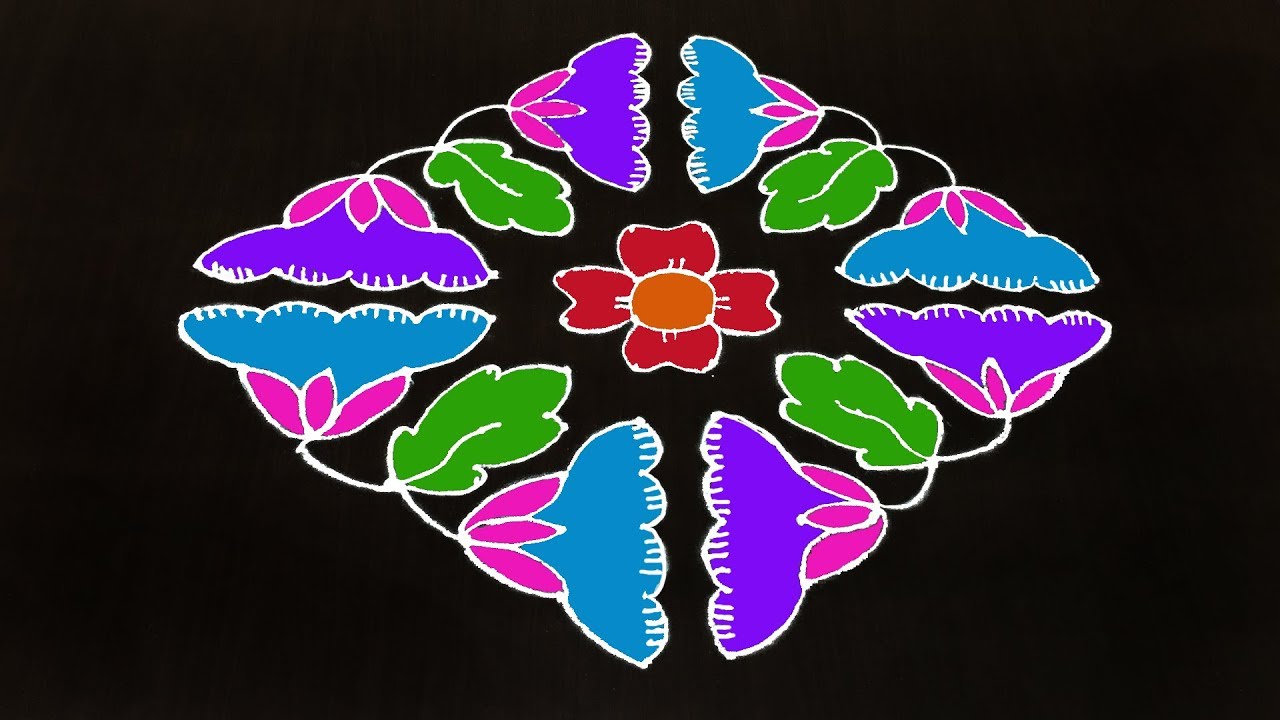 Step By Step Muggulu Designs