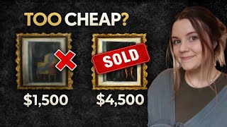 Art Pricing Psychology: Why $4,500 Sells Easier Than $1,500 (Behavioral Economics)