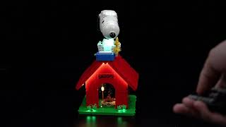 BrickBling Light Kit for LEGO Ideas Peanuts: Snoopy's Doghouse 21368