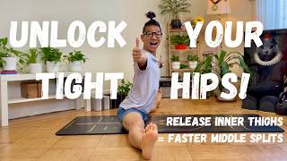 Unjam Tight Hips in 25 Minutes | Half Frog Pose Flow & Inner Thigh Release | Front & Middle Splits