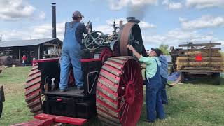 Threshing Wheat with a Case Steam Engine