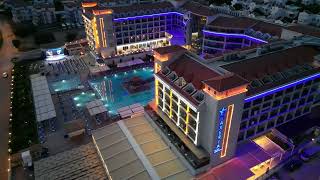 Dusk To Night - Maxeria Hotel, Didim, Turkey Unedited Drone Footage