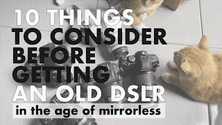 10 Things to Consider before Picking up an Old DSLR in the Age of Mirrorless