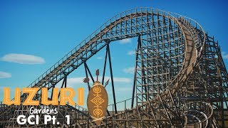 Planet Coaster  GCI Wooden Coaster @ Uzuri Gardens (Part 1)  Layout & Custom Supports