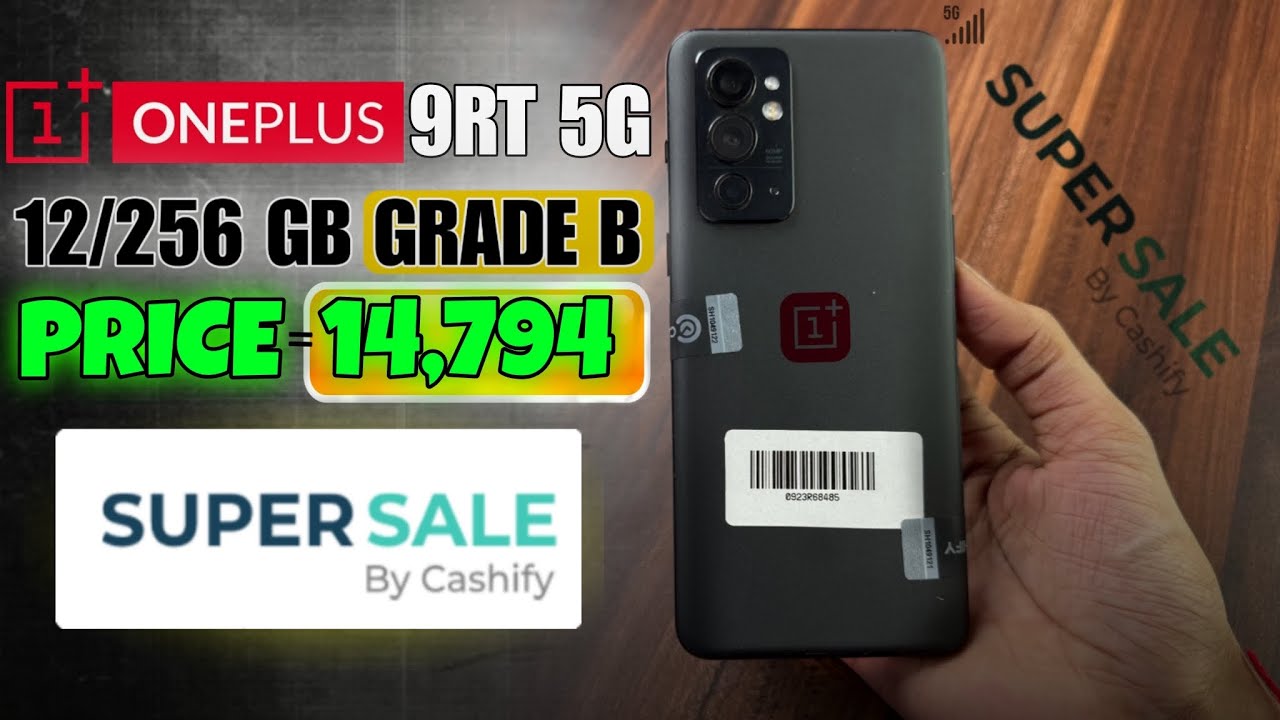 Unboxing OnePlus 9RT 5G 12/256 ₹14,794😱🔥| Grade B | Refurbished | Cashify Supersale | Full Review