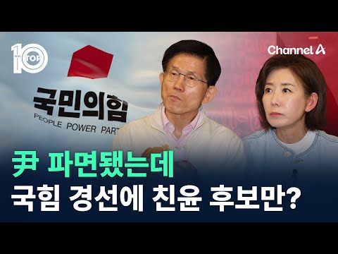 尹 파면됐는데…국힘 경선에 친윤 후보만? / 채널A / 뉴스TOP 10