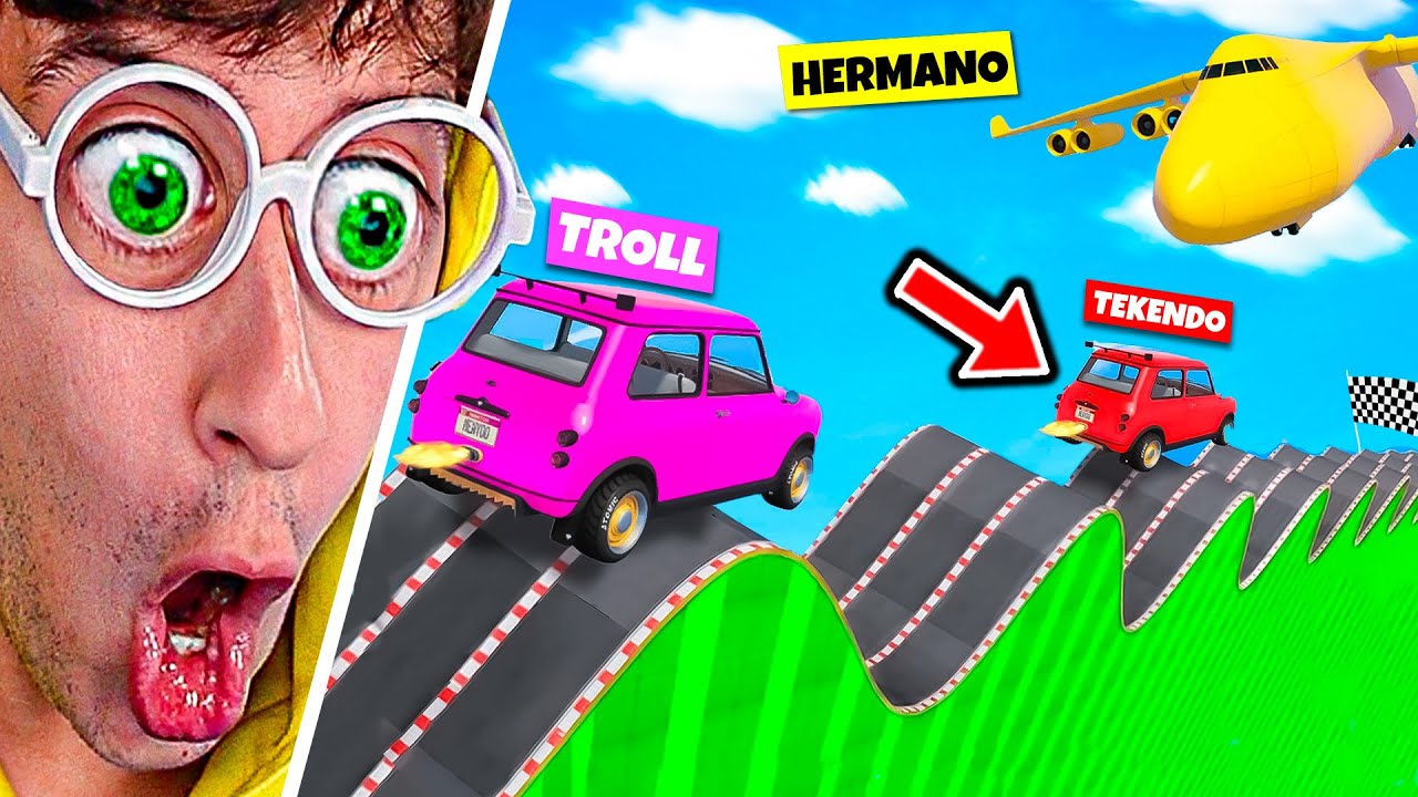 MEGA RAMPA TROLL vs Hermano Pequeño! (imposible 😰) - GTA 5 Cara a Cara TEKENDO