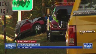 2 dead in I-85 crash near Hillsborough, officials confirm