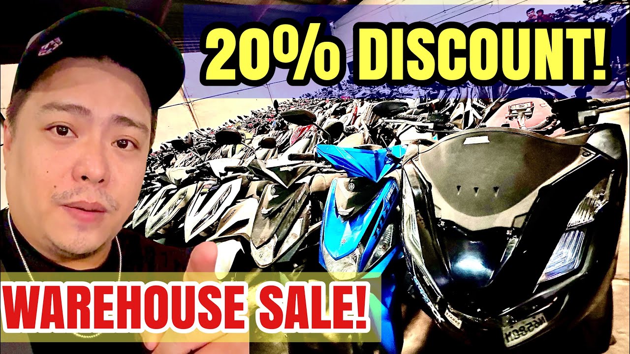 MURANG REPO MOTORCYCLE WAREHOUSE SALE,CASH & FINANCING 20% DISCOUNT!