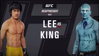 ? Bruce Lee  vs. Night KING (EA Sports UFC 3)