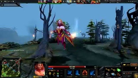 Lina with Aether Lens