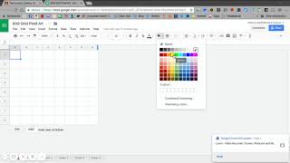 Google Pixel Art Lesson one