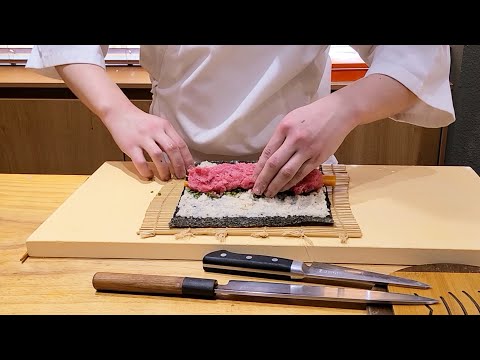 스시오오모토 - 더들리 유튜브 채널에서 소개된 대표 메뉴 및 매장 전경