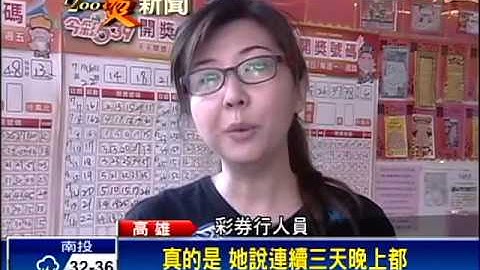 中3.6億大樂透 卡債族變富婆－民視新聞 - 天天要聞