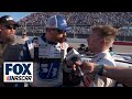 Chris buescher  tyler reddick get into physical altercation after collision at darlington