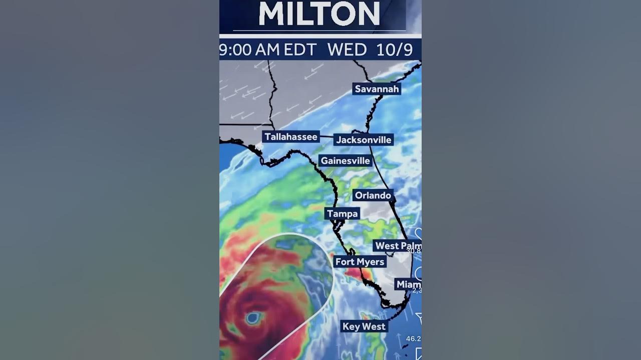 Отслежка урагана милтон. Отслежка урагана милтон