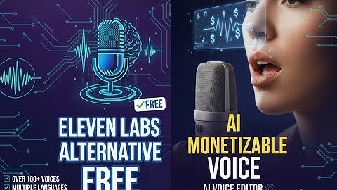 Eleven Labs Alternative Free | Ai Monetizable Voice | Ai Voice Editor 