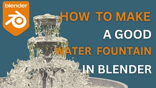 how to make a water fountain in blender screenshot 1