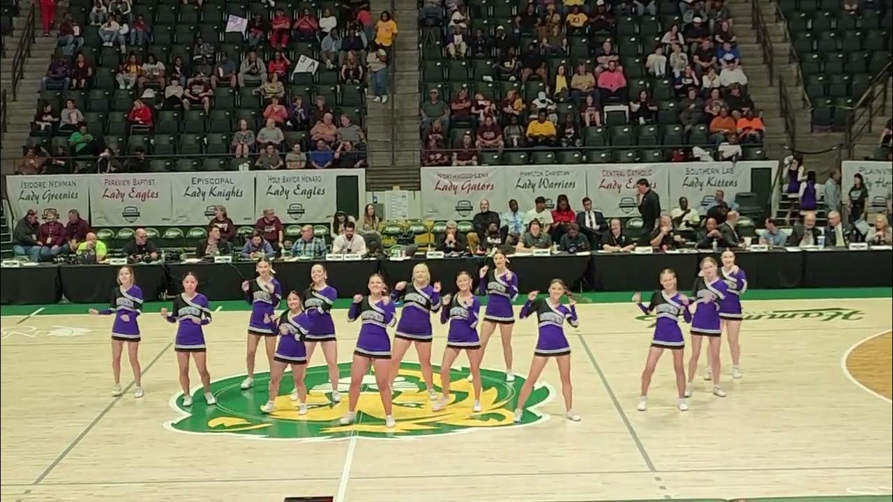 LHSAA Halftime Rosepine Eagles Cheerleaders YouTube