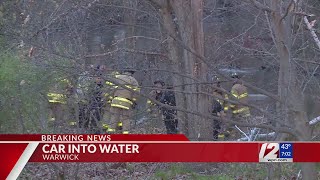 Police investigating crash where car ended up in the water off I-95 South