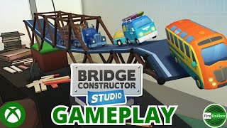 Can You Engineer the Perfect Bridge? – Bridge Constructor Studio First Look Xbox Gameplay!