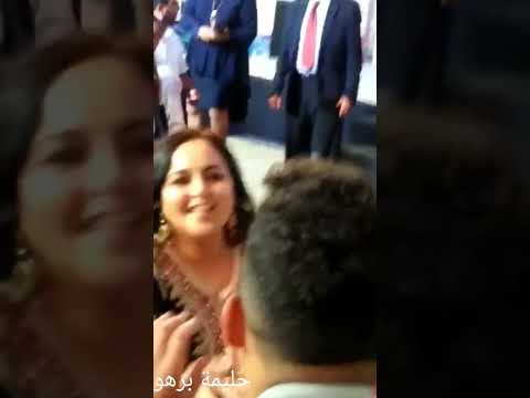 مجموعة من الفنانين الحاضرين في المهرجان الدولي لفيلم المرأة حليمة برهو