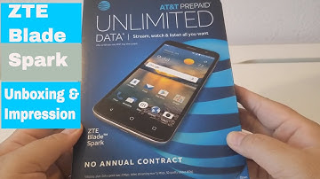ZTE Blade Spark: Unboxing and impression ATT Go Phone