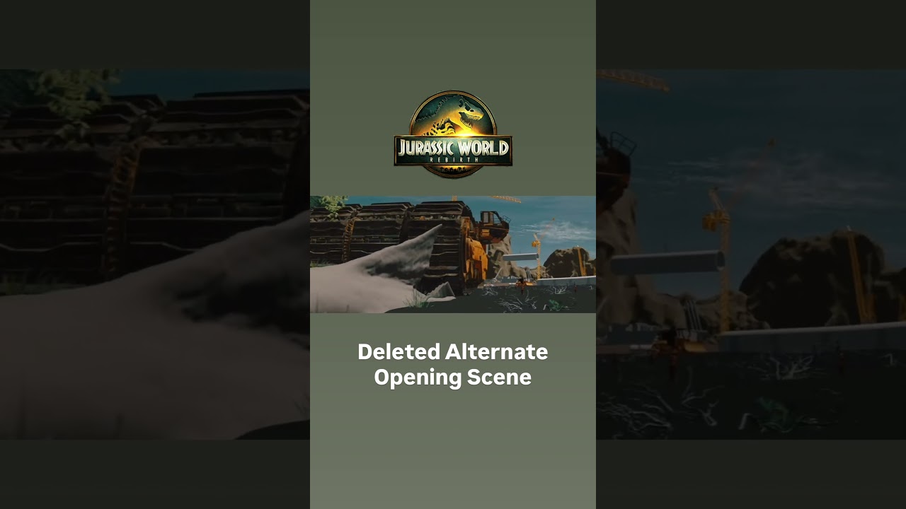 Jurassic World Rebirth Deleted Alternate Opening | 