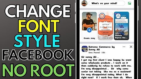 How to change font style in Facebook on Android (no root)?