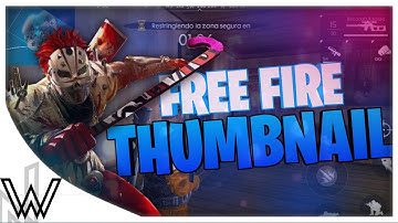 Tutorial cara membuat thumbnail YouTube gaming free fire di android