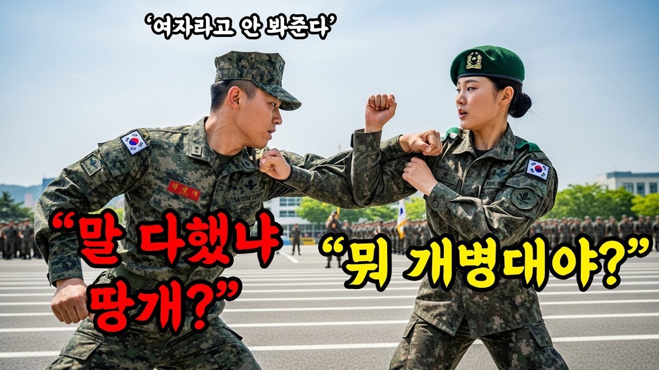 여자라고 안봐줘  해병대 대령들이 무시한 육군 여군의 정체는 707 특전사 출신이었습니다