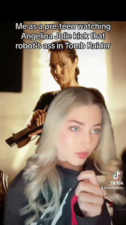 Me as a pre-teen watching Angelina Jolie kick that robot's ass in Tomb Raider.