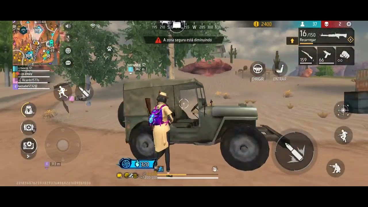 Jogando partidas freefire divertido 