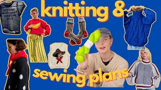 knitting & sewing plans for spring / autumn 2026