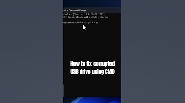 How to Fix Corrupted USB Drive in Seconds Using CMD (Simple Trick!)
