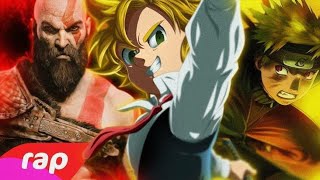 Rap Kratos Meliodas E Naruto - O Poder Da Minha Ira Nerd Hits